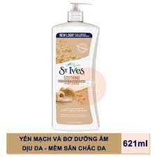 Sữa dưỡng thể St.Ives Yến Mạch và Bơ 621ml