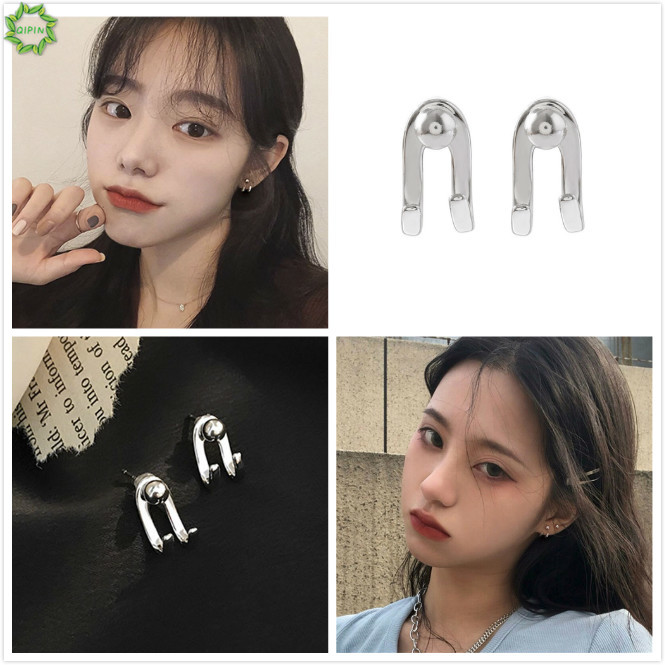 [Mã FAMAYFA giảm 10K đơn 50K] Khuyên tai kiểu dáng độc đáo phong cách Hàn Quốc thời trang cá tính cho nữ