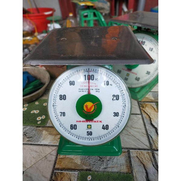 Cân đồng hồ Nhơn Hoà 100kg (Hàng đã qua sử dụng)
