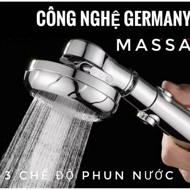 Vòi Sen Tăng Áp Xoay 360 Độ Công Nghệ Đức - dụng cụ nhà tắm công nghệ mới nhất - Yobomall