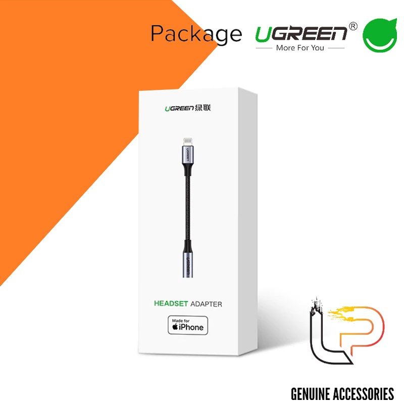 Cáp chuyển Lightning ra Audio 3.5 Ugreen - Chuẩn MFI