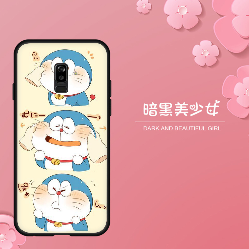 Ốp Lưng Tpu Mềm Chống Rơi In Hình Doraemon Cho Samsung J7 Prime J7 Core J7 Pro J730 J7 J8 2018