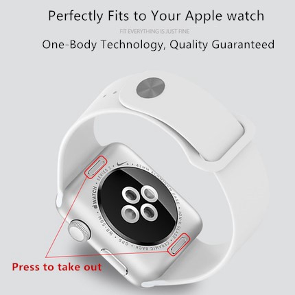 Dây Đeo Thay Thế Bằng Silicon Đủ Màu Cho Apple Watch Series 5/4/3/2/1 38mm/40mm/42mm/44mm