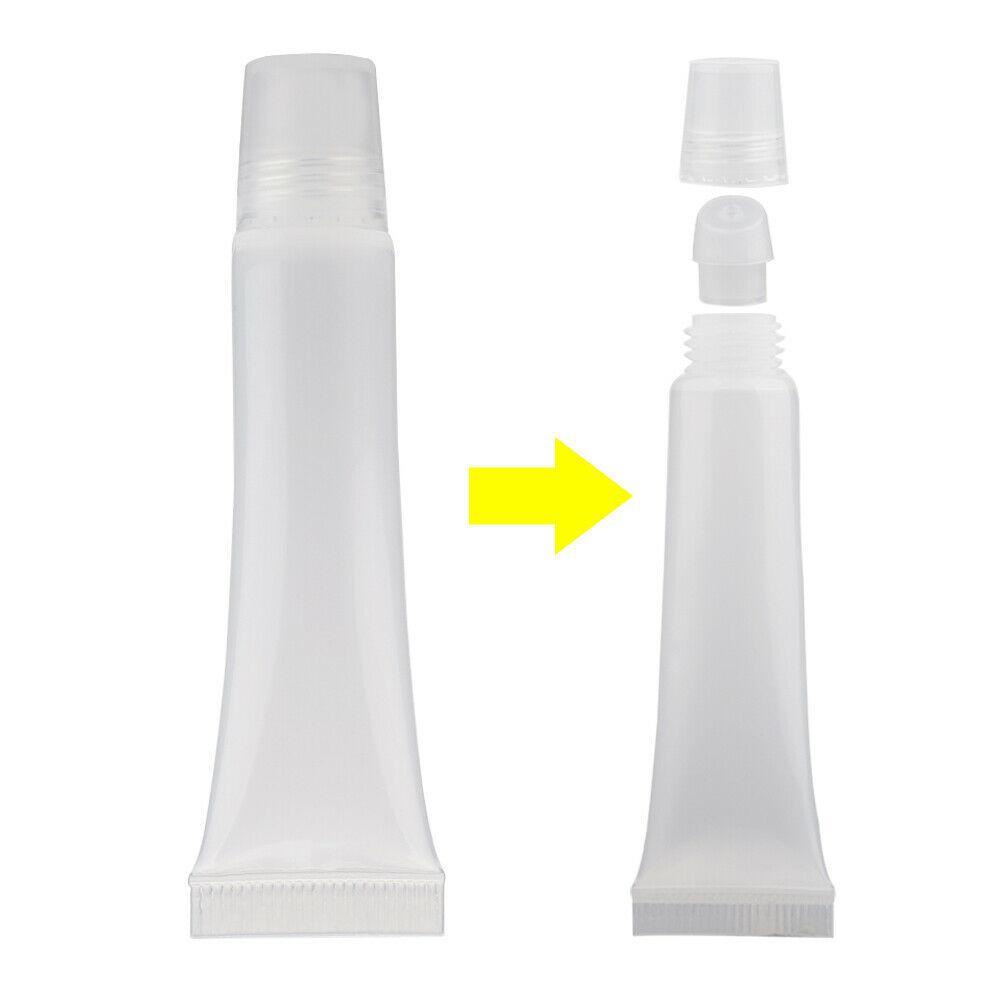 Tuýp Son Rỗng 10/15Ml Mềm Trong Suốt Kèm Phễu Tiện Dụng L8S0