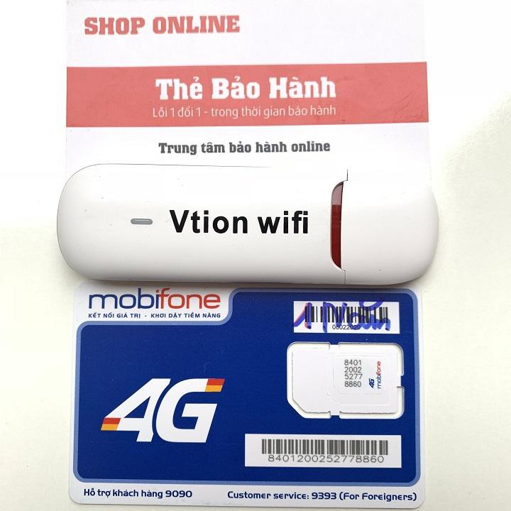 [NÓNG] USB PHÁT WIFI 4G VTION không giới hạn thời gian, không lo hết pin, không bị nóng.