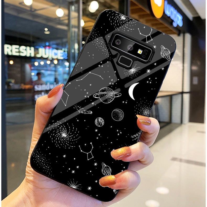 Ốp Lưng SAMSUNG GALAXY NOTE 9 Ốp kính bóng cao cấp Phi Hành Gia