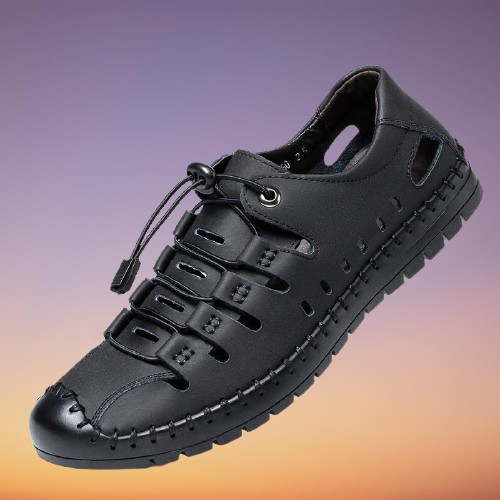 Giày Thời Trang Giày Da Nam Đẹp Giày Nam Thoáng Khí,Khâu Tay Thủ Công,Đế Cao Su Non Nguyên Khối