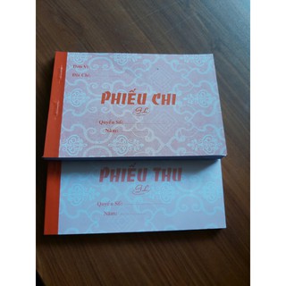 Phiếu thu - chi 1 liên 13x19 100 tờ