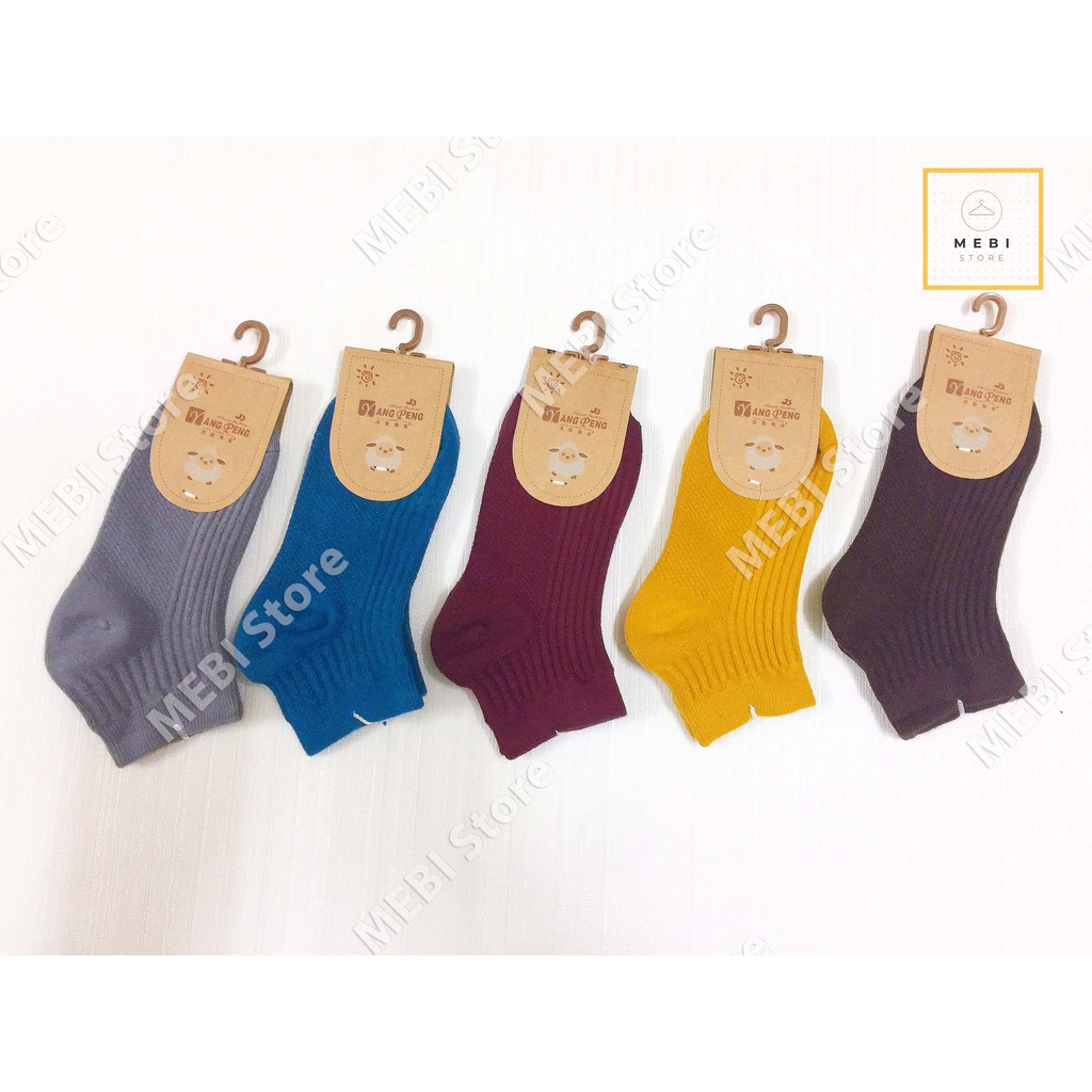 Set 5 đôi tất, vớ trẻ em sắc màu phong cách hàn quốc cao cấp, dày mịn cho bé từ 1-4 tuổi, 4-8 tuổi