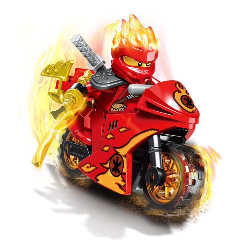 Bộ 8 Đồ Chơi Lắp Ráp Mô Hình Ninjago Dành Cho Em Bé
