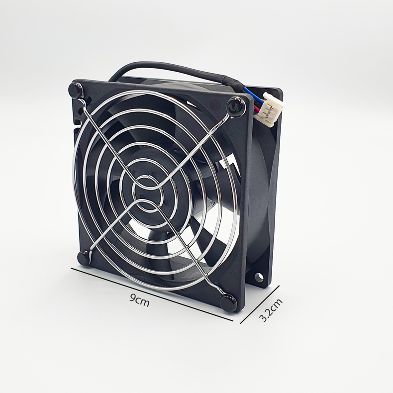 Quạt Máy Sấy Siêu Khỏe, Quạt Sever 12V 17W 9x9CM Brushless DELTA AFC0912DF