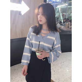 Áo len ulzzang kiểu 2 màu