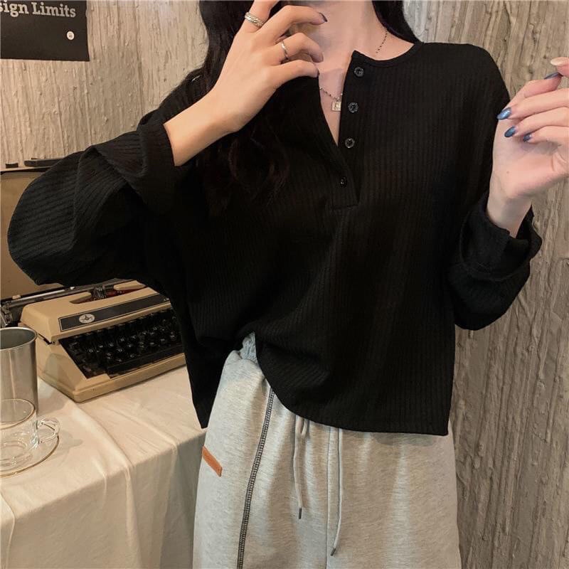 [KÈM ẢNH THẬT] ÁO THU ĐÔNG DÀI TAY VINTAGE LÓT BÔNG