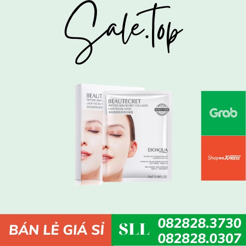 Mặt Nạ Thủy Tinh Collagen Dưỡng ẩm Bioaqua - Sale.top