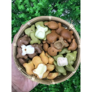 Bánh Gấu Mix 5 Vị Socola, Vani , Truyền Thống , Dâu ,Siêu Socola 100G / 250G / 500G