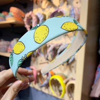 🍋Bờm vải hình trái cây,băng đô cài tóc