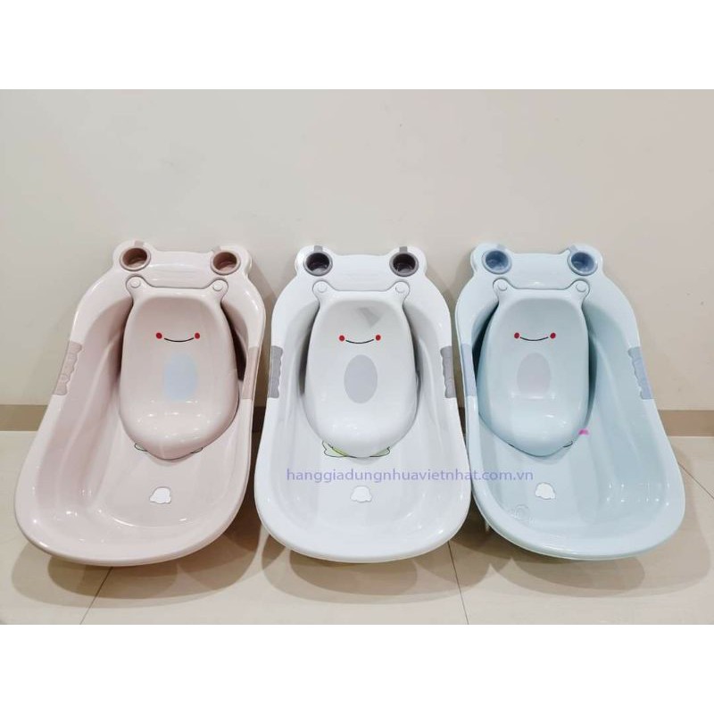 CHẬU TẮM,THAU TẮM CÓ TỰA LƯNG HÌNH ẾCH CAO CẤP HOKORI NHỰA VIỆT NHẬT