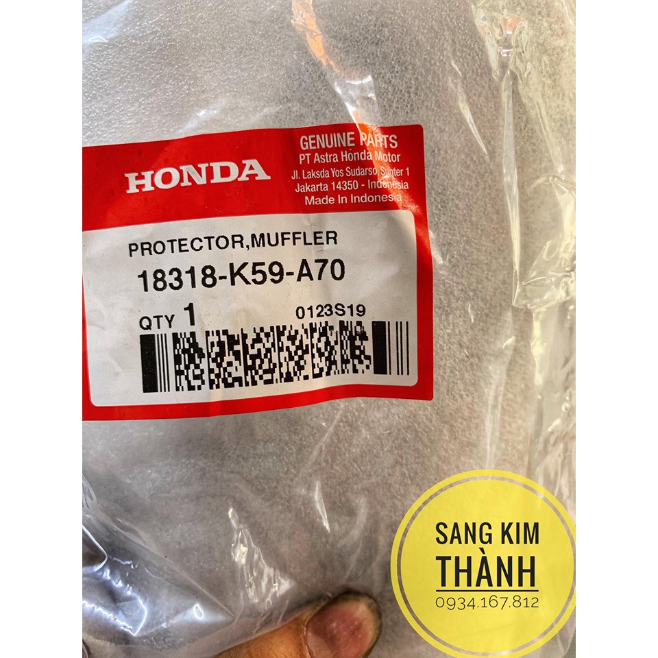 Ốp Pô Zin Xe Vario 125/150i 2018 - 2020 Chính Hãng Honda Indonesia