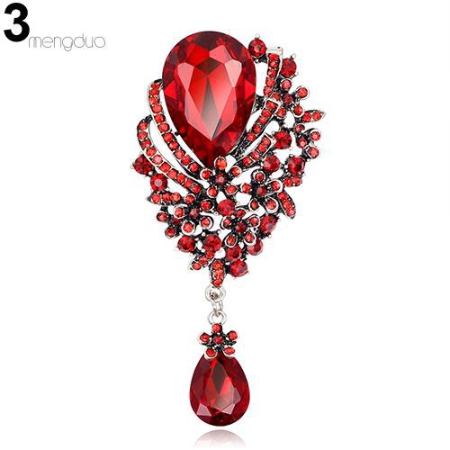 Ghim Cài Áo Hình Hoa Đính Đá Nhân Tạo Thời Trang Cho Nữ