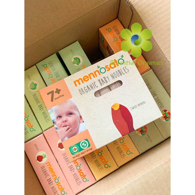 Mì Ăn Dặm Cho Bé Vị Rau Củ Hỗn Hợp Mennosato 200g ( Gói 1 Vị) date 03/10/2023
