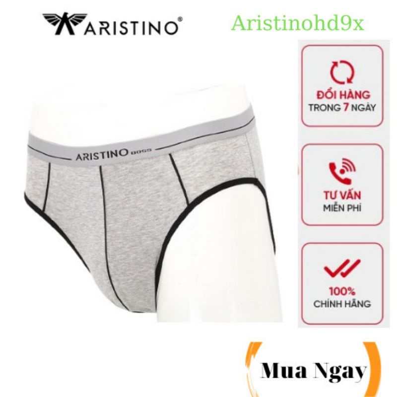 Quần Sịp Nam Aristino 👖 𝑩𝑨́𝑵 𝑳𝑶̂̃ 𝑳𝑨̂́𝒀 5*👖 Tam Giác - Thiết Kế Basic - Chất Liệu Cotton - Từ Sợi Bông Thiên Nhiên