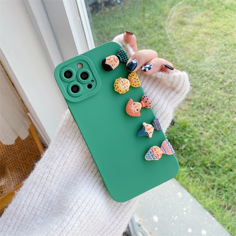Ốp Điện Thoại Họa Tiết 3D Đáng Yêu Cho Samsung Galaxy A11 A12 A72 A52 A20S A50 A51 A71 A22 4G 5G A10S A20S A02 A03S A21S