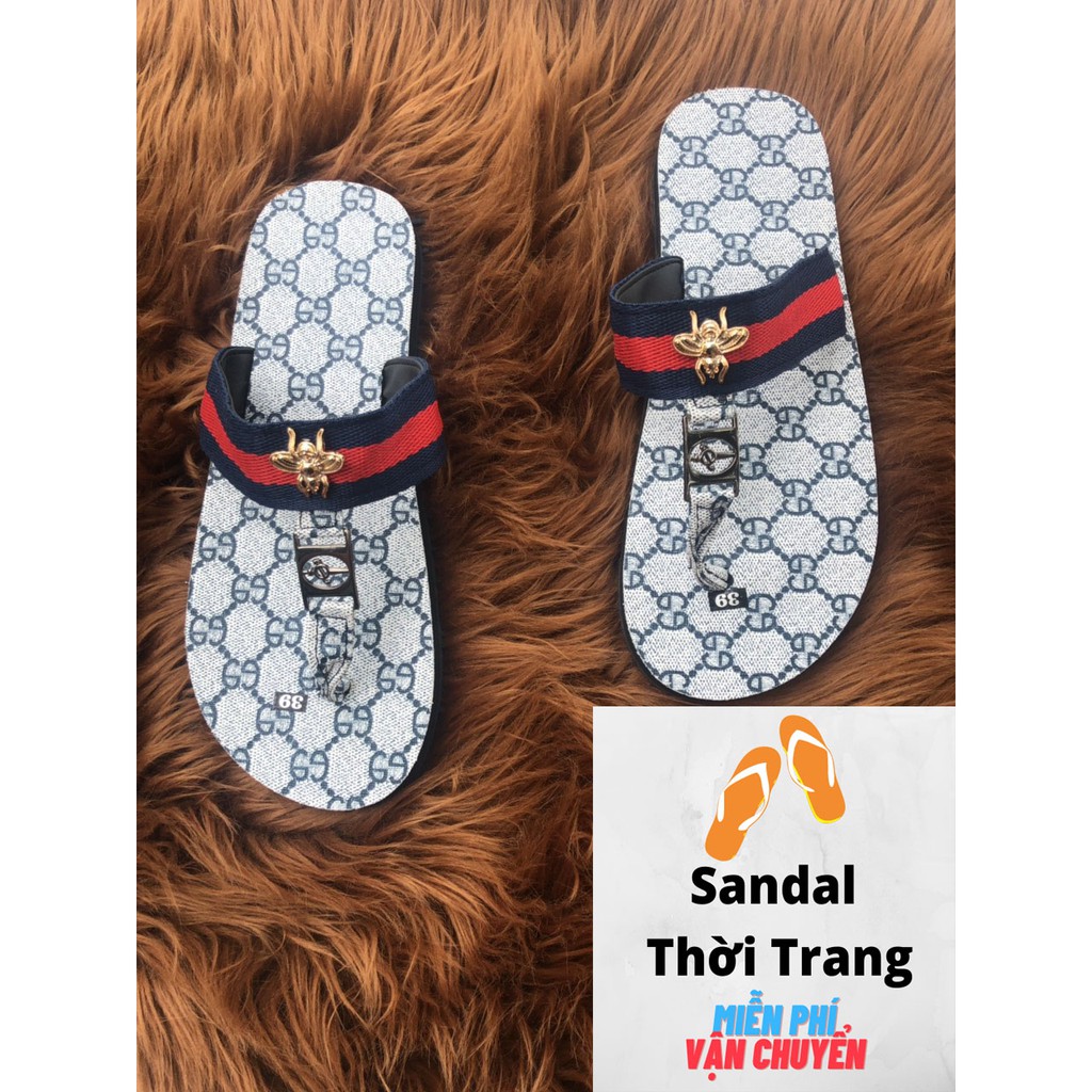 Dép nữ giá rẻ Sandal thời trang Dép nữ quai chữ T gắn ong sandal đồng nai