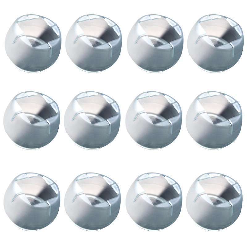 Set 12 Miếng Lót Chân Bàn Ghế Bằng Silicone Chống Trượt Tiện Lợi