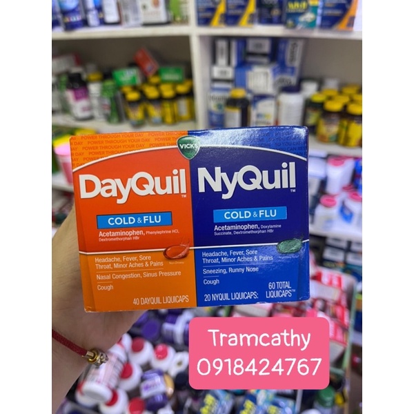 [Tramcathy] Vicks DayQuil &amp; NyQuil Severe Cold &amp; Flu Liquicaps
