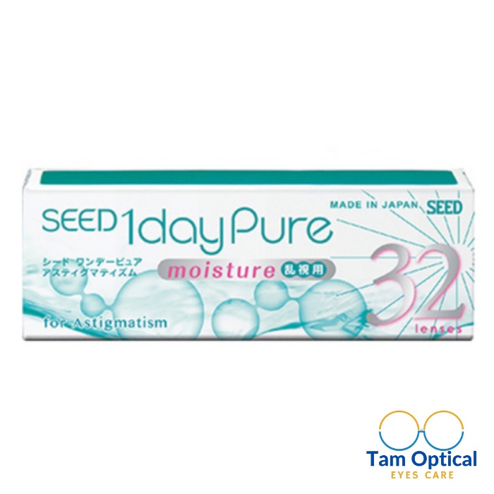Kính Áp Tròng 1 Ngày Loạn Thị SEED 1-Day Pure for Astigmatism (30 pcs)