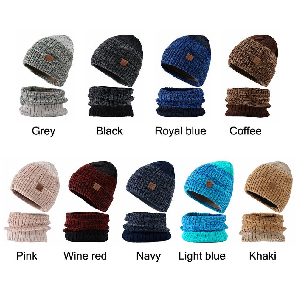 ROWANS Set Mũ beanie Và Khăn Choàng Cổ Giữ Ấm