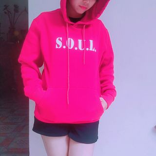 Áo khoác hoddie trơn unisex - ghi đậm
