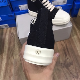 giày rick owen thấp nam nữ