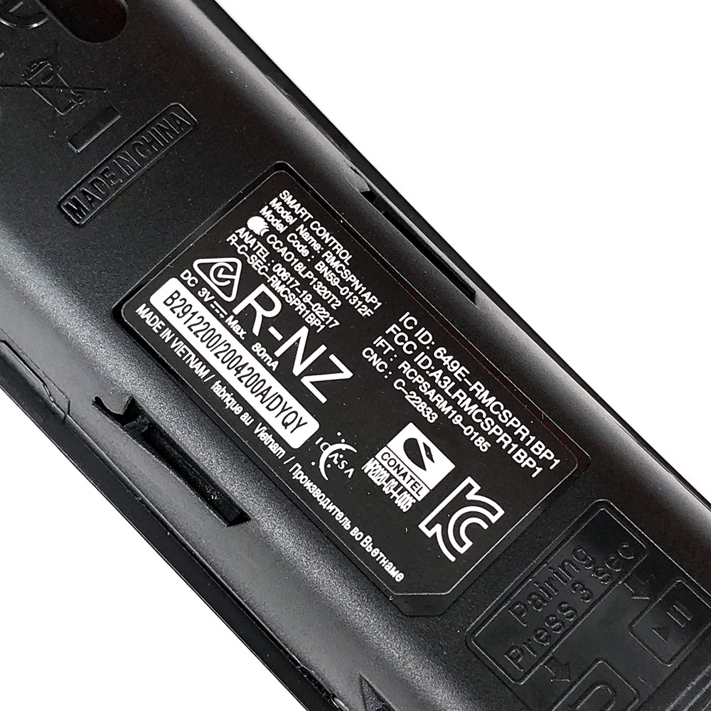 Điều khiển từ xa Bn59-01312f với giọng nói cho TV thông minh SAMSUNG LCD LED BN5901312F RMCSPR1BP1 BN59-01312D