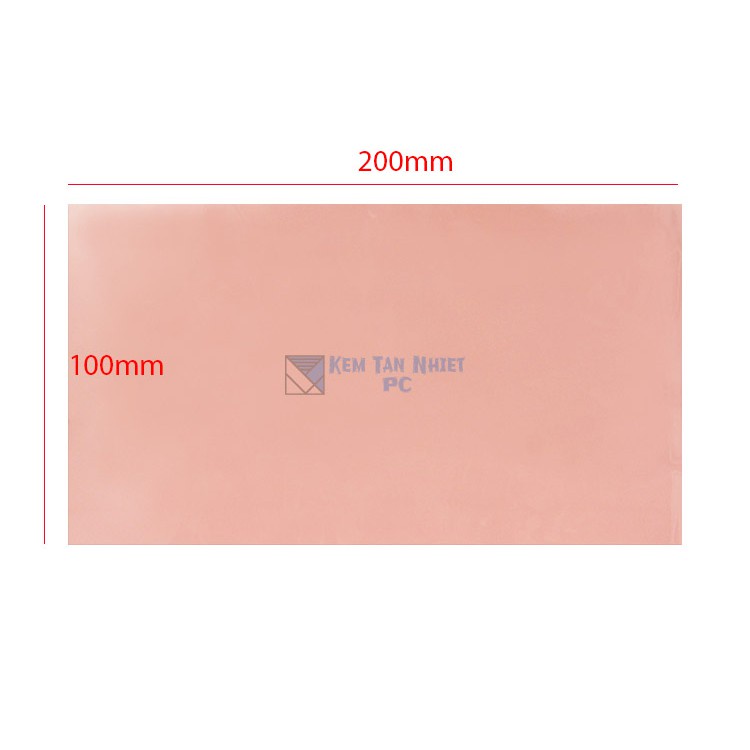 Miếng Dán Tản Nhiệt Thermal Pad Luxianzi 100x200mm 6w/mk