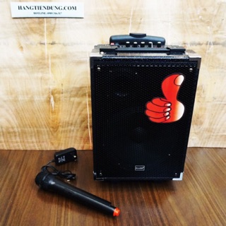 Loa karaoke blutooth Q8 nhỏ mà có võ