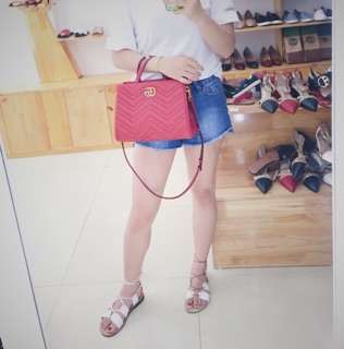 💕 Sandal chiến binh cột dây da thật 