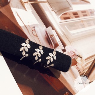 Nhẫn bạc Camelia Theleaf