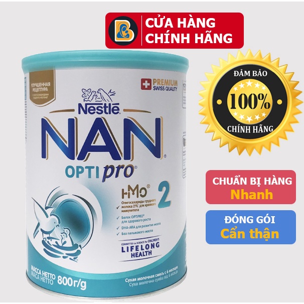 [Date mới] Sữa Nan Nga HMO số 2 800g