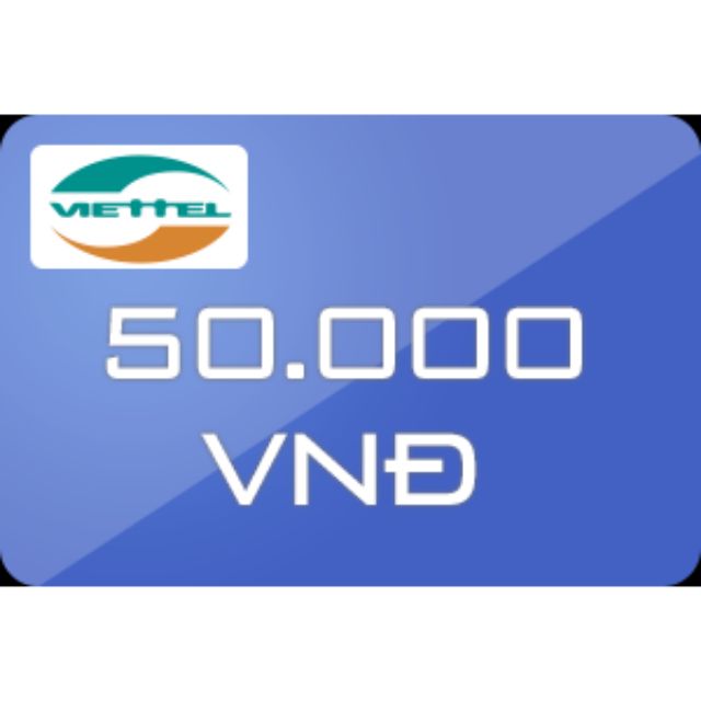 Thẻ cào Viettel 50k