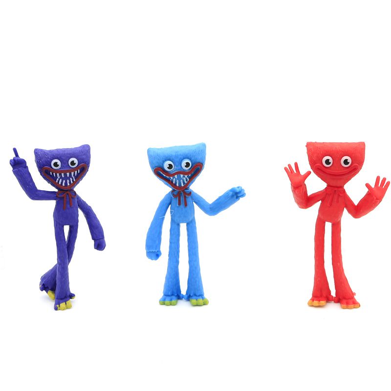 set 6pcs/8pcs Poppy Playtime Huggy Wuggy Action Figure Dolls Kids Gift
