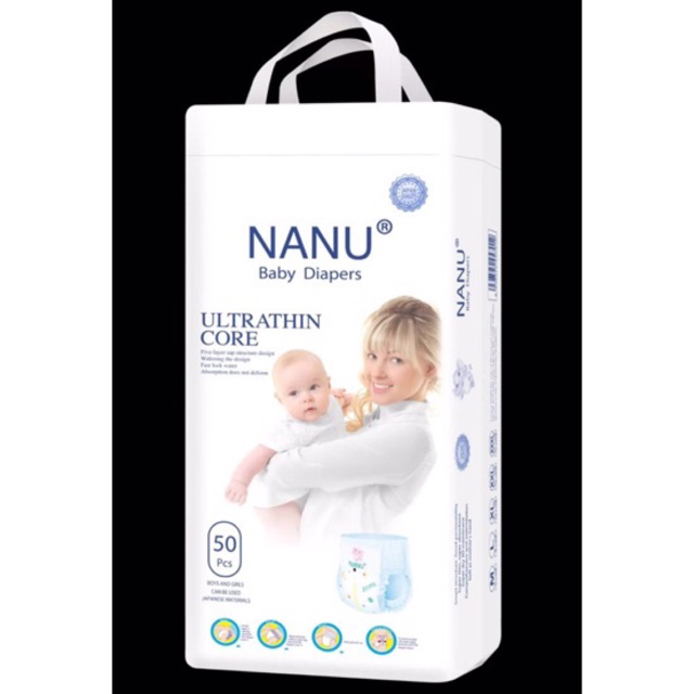 Bỉm (Tã) Quần NANU M100 L100 XL100 XXL100 XXXL100