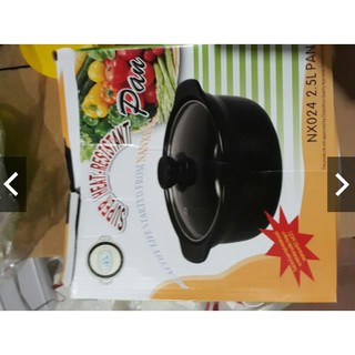 Nồi Đất Kho Thịt Cá 2.5 Lít Nắp Kính