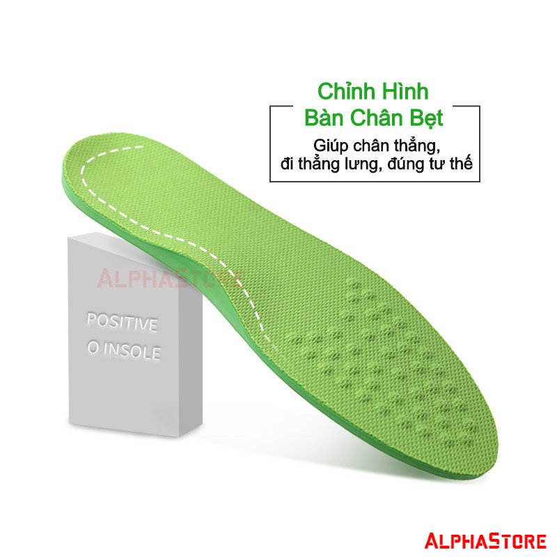 Cặp Lót Giày Chỉnh Hình Bàn Chân Phẳng Chất Liệu PU Mềm Mại - Lót Giầy Y Khoa Orthopedic Hỗ Trợ Chỉnh Chân Bẹt