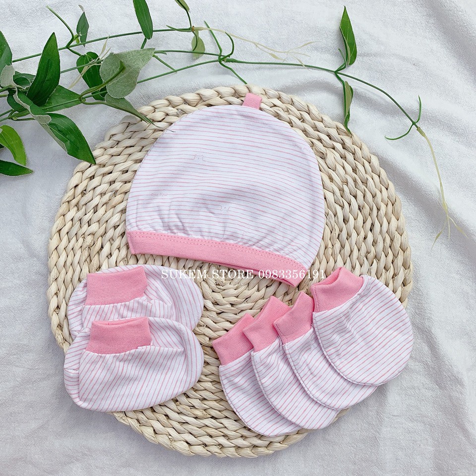 Mũ Sơ Sinh MIO- Chất Liệu Cotton 100%