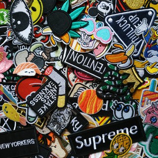 Sticker ủi patch ủi logo ủi vá quần áo dễ thương sắc màu