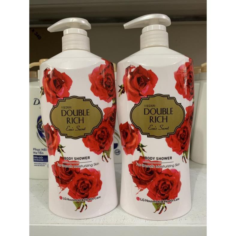 Sữa Tắm Double Rich Hương Hoa Hồng 800g