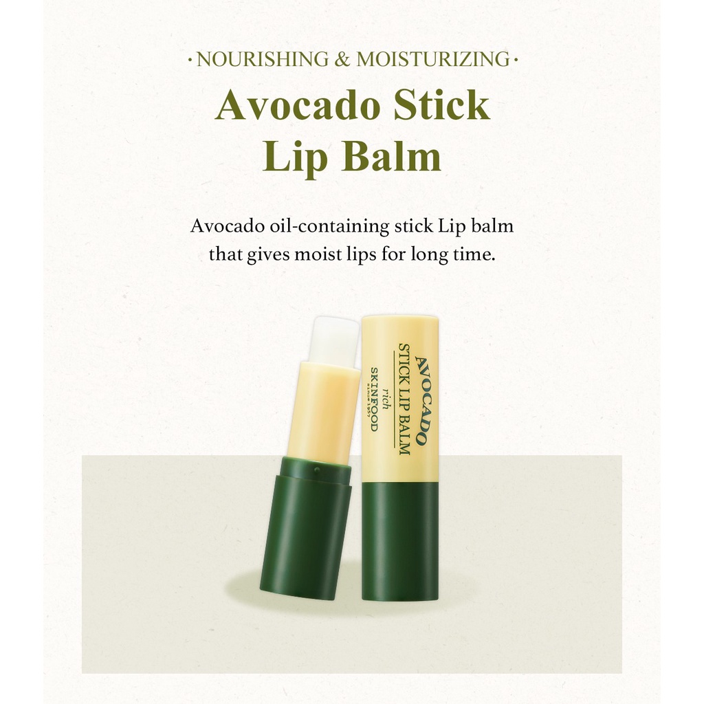 Trái bơ gậy son dưỡng môi  #1 3.4g / dễ dàng mang theo / Avocado Stick Lip Balm