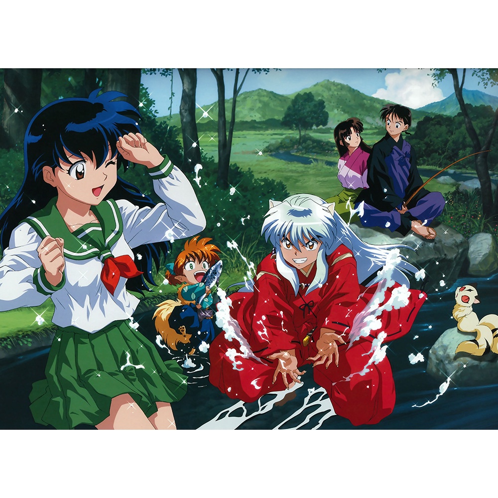 Poster A5 dán tường Anime, decal 15x21 trang trí có keo InuYasha Wallpapers - Mẫu 1