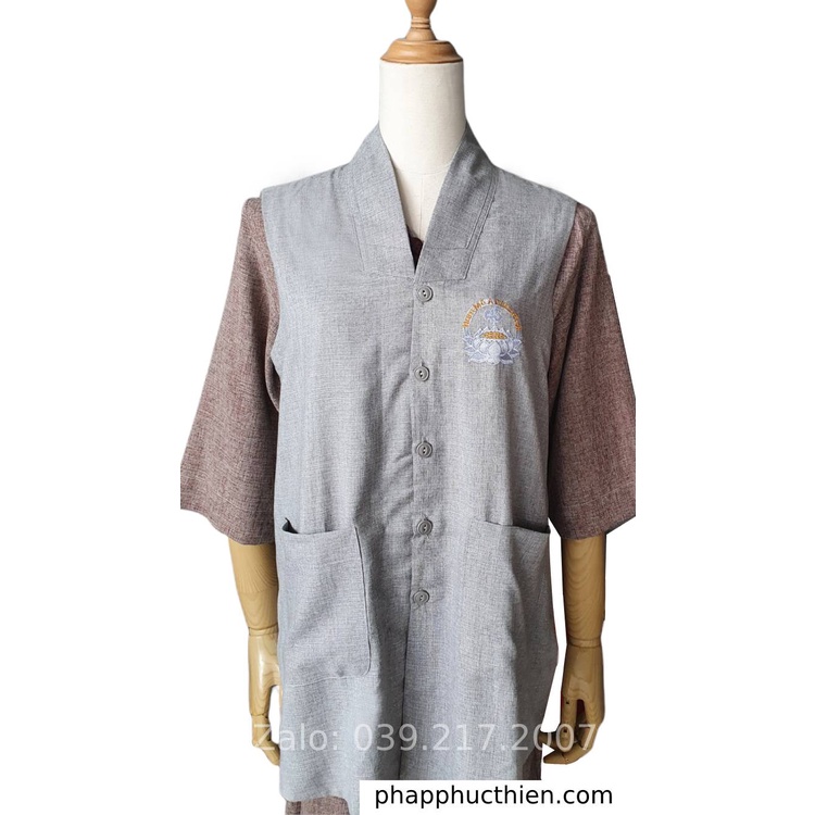 Áo Đi Chùa Nam/Nữ, Áo Gilê Nam/Nữ, Vải Linen Ấn Độ